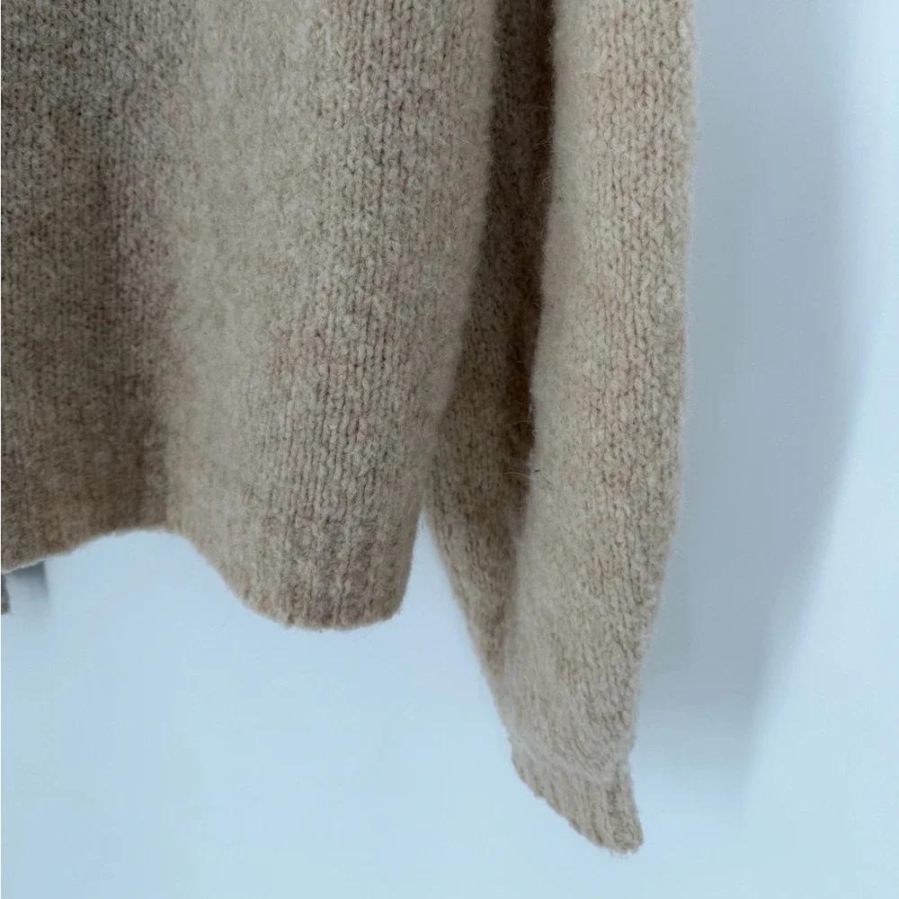 Paloma Wool Piero Face Intarsia Wool Alpaca Blend Knitted Boxy Sweater In Ecru - Picture 12 of 16